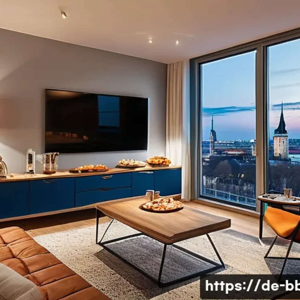 농구 방송 중계 정보 - A cozy living room scene in a modern German apartment during a basketball game night: a diverse grou...